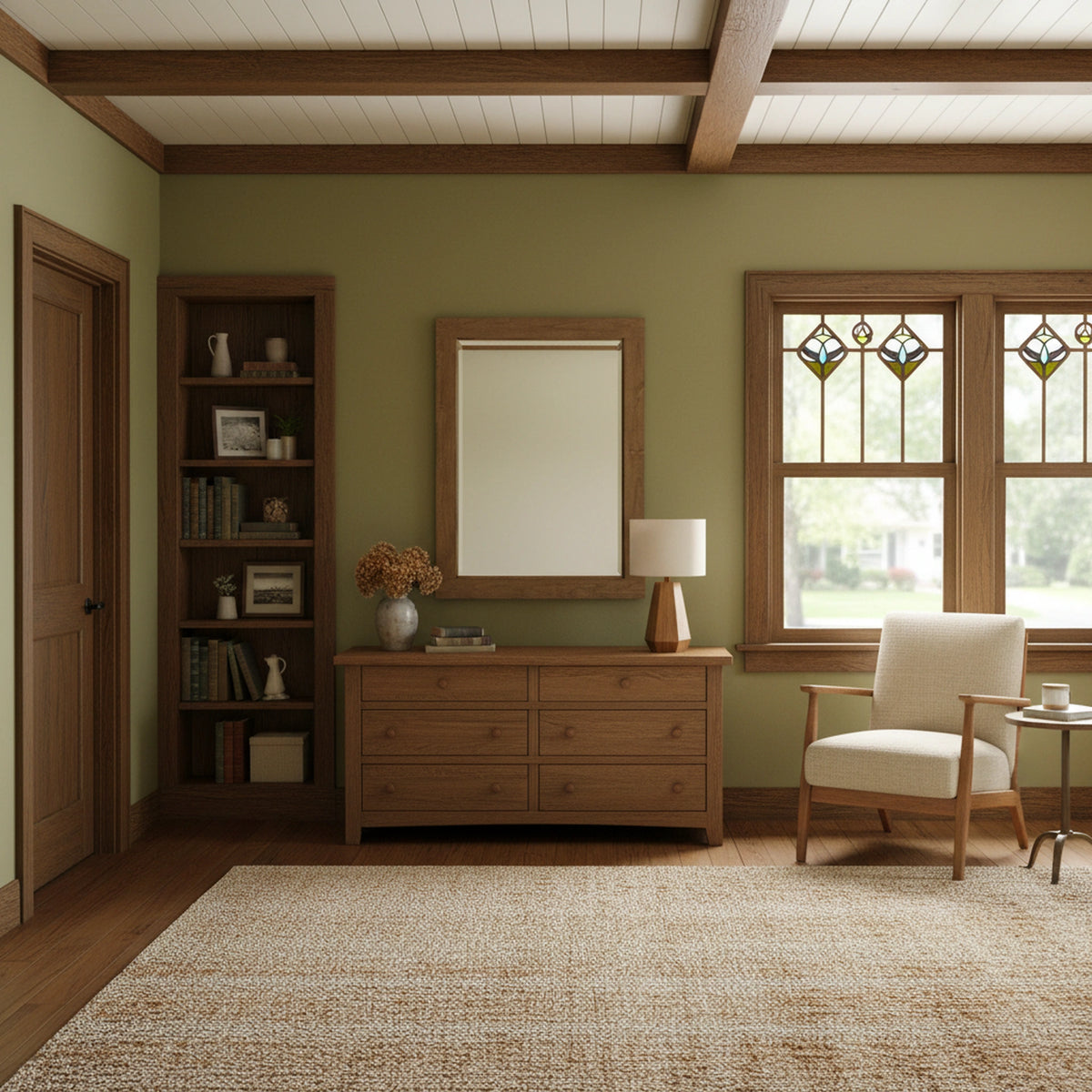 Bailey Rectangular Mirror Bedroom Whittier Wood