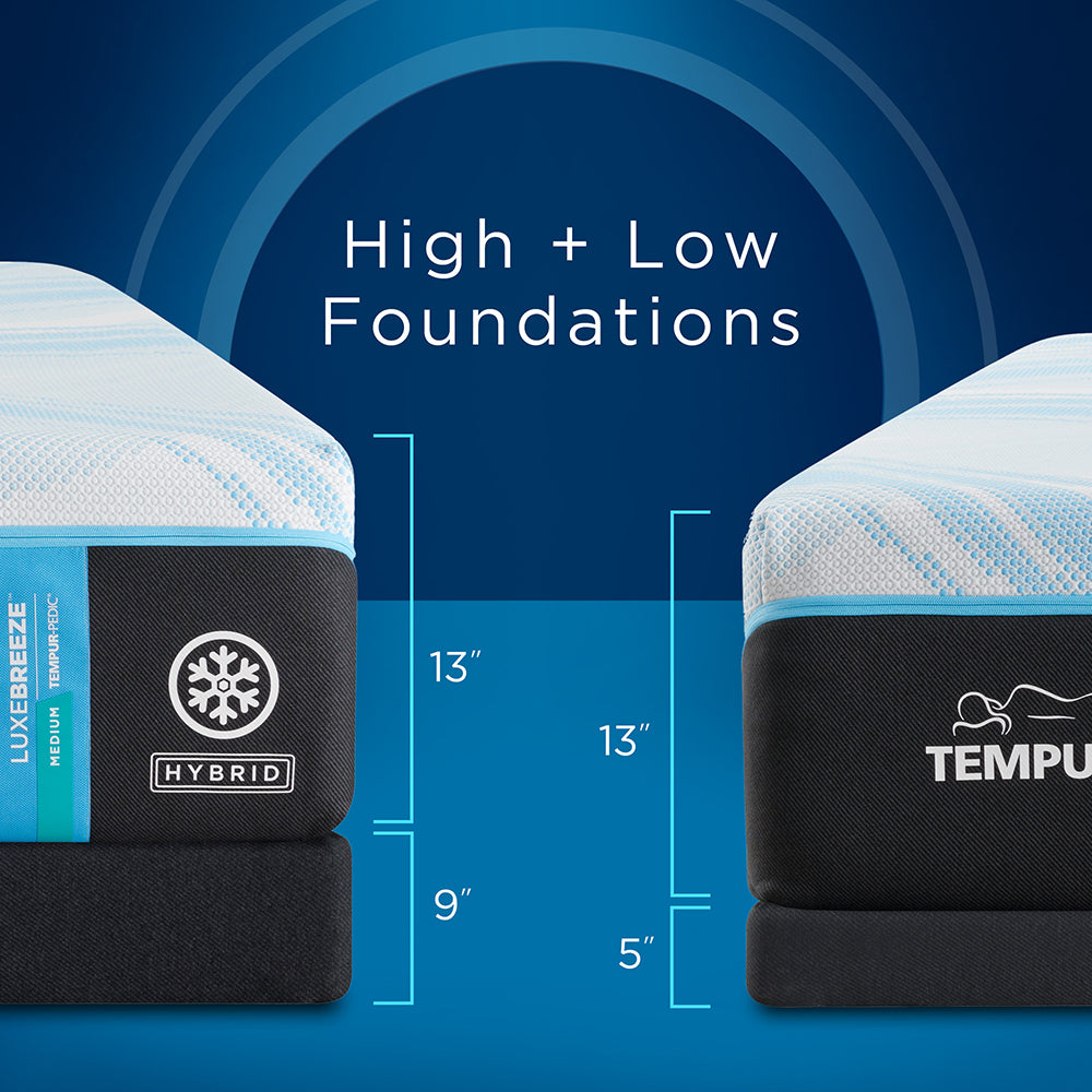 Tempur-LuxeBreeze Medium Hybrid Mattress Mattress Tempur-Pedic   