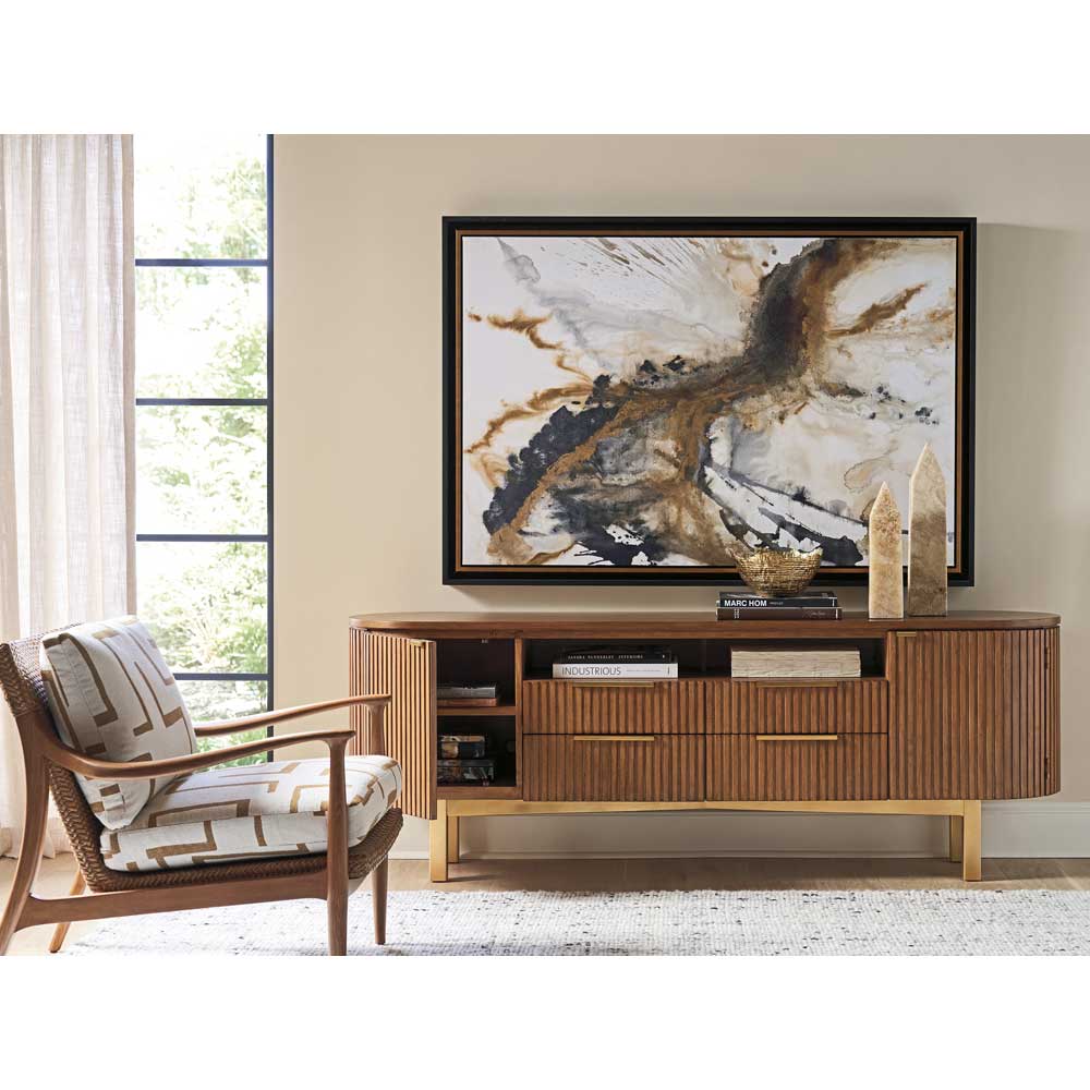 La Costa Crescent Bay Media Console Living Room Lexington
