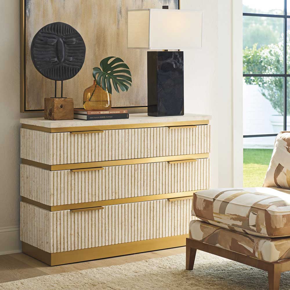 La Costa Montage Stone Hall Chest Bedroom Lexington