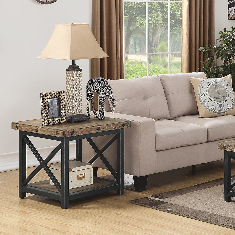 Carpenter Lamp Table Living Room Flexsteel