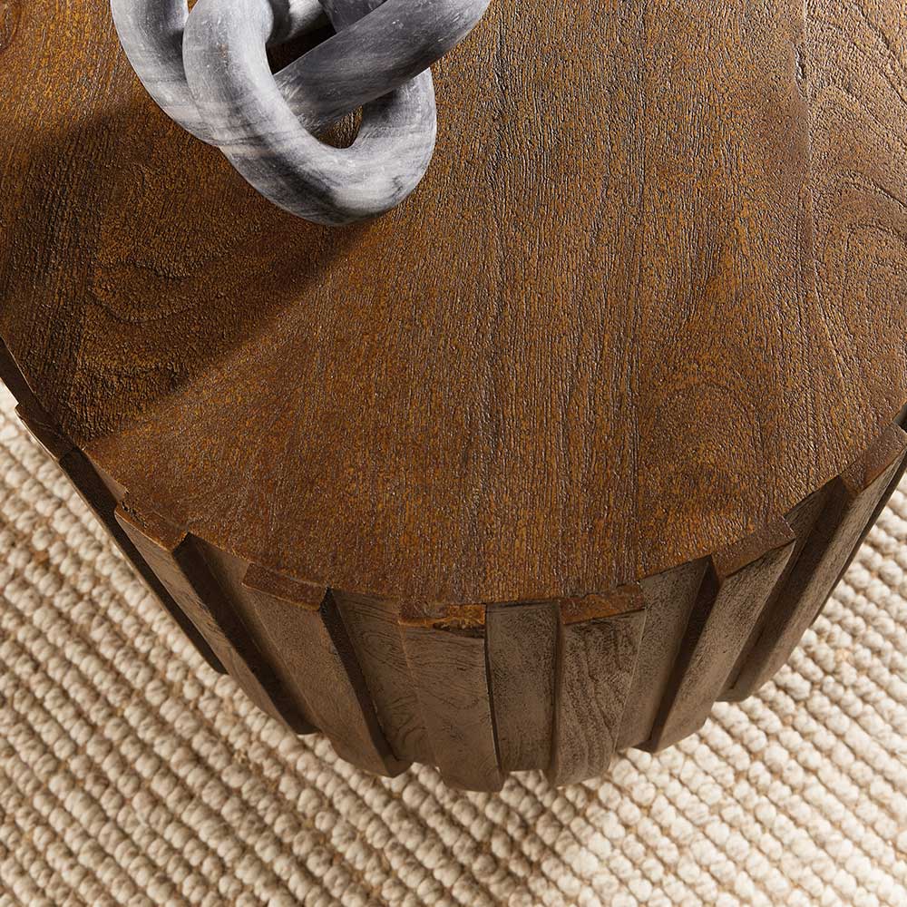 Commerce & Market Gears Round End Table