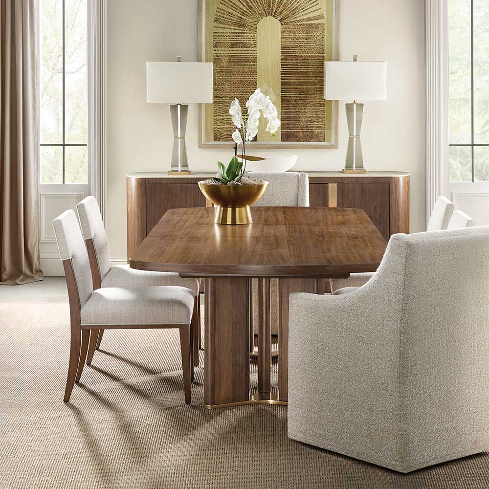 Eleana Rectangle Dining Table with Two 20-inch Leaves Dining Room Hooker Furniture