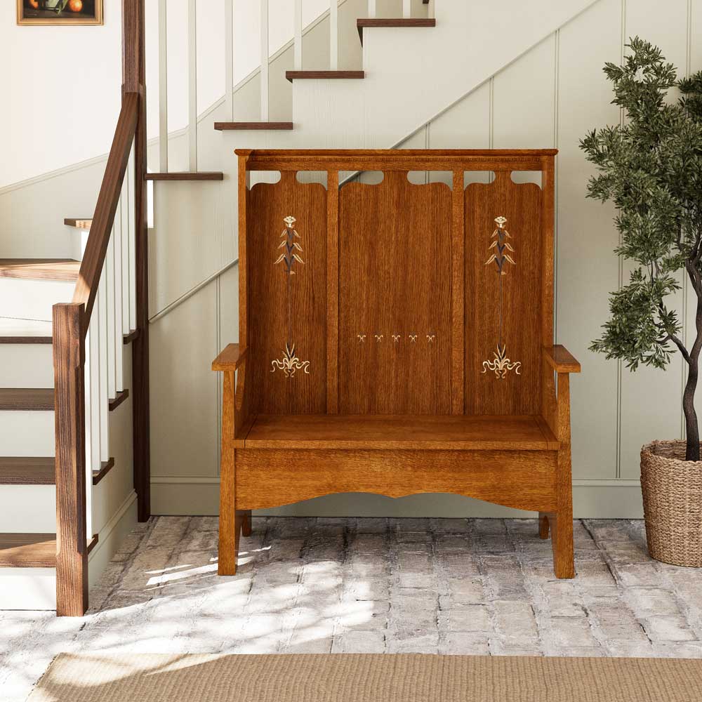 125th Anniversary Fireside Bench Living Room Stickley