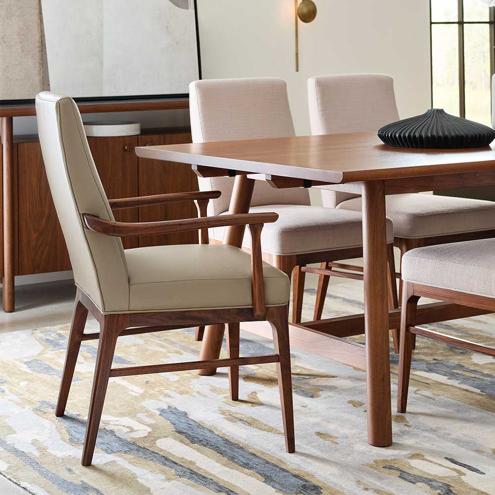 Walnut Grove Tall Arm Chair Dining Room Stickley