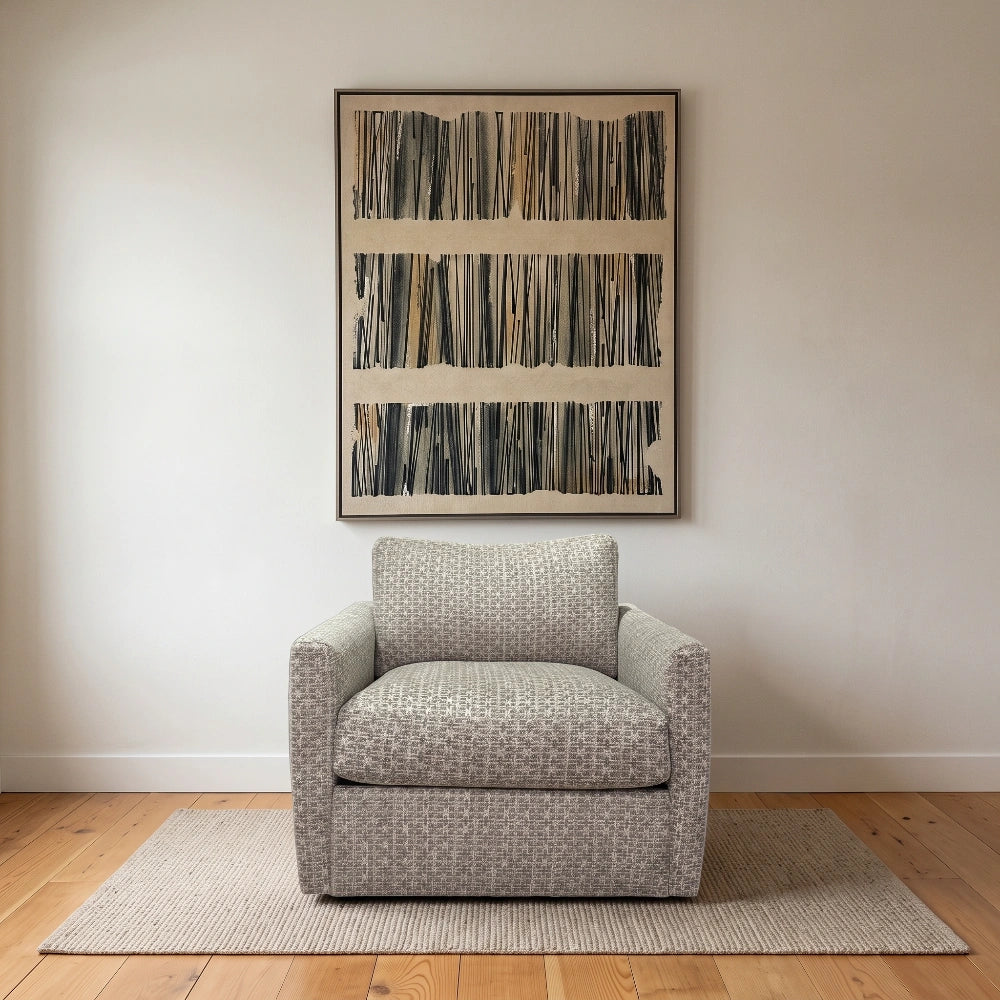 Carmet Swivel Chair Living Room American Leather