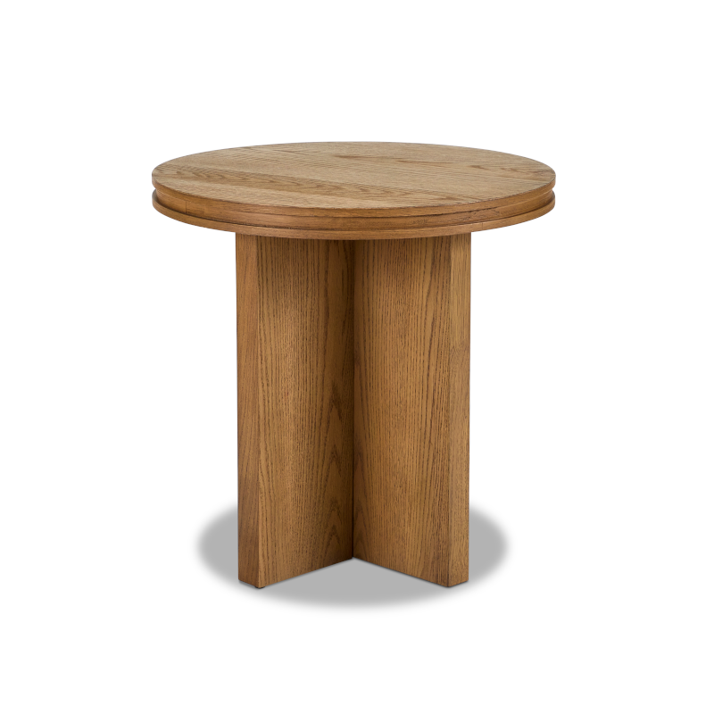 Waterfall Round End Table