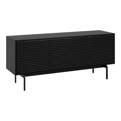 Align 7477 Media + Storage Console Media Console BDI Ebonized Ash Console