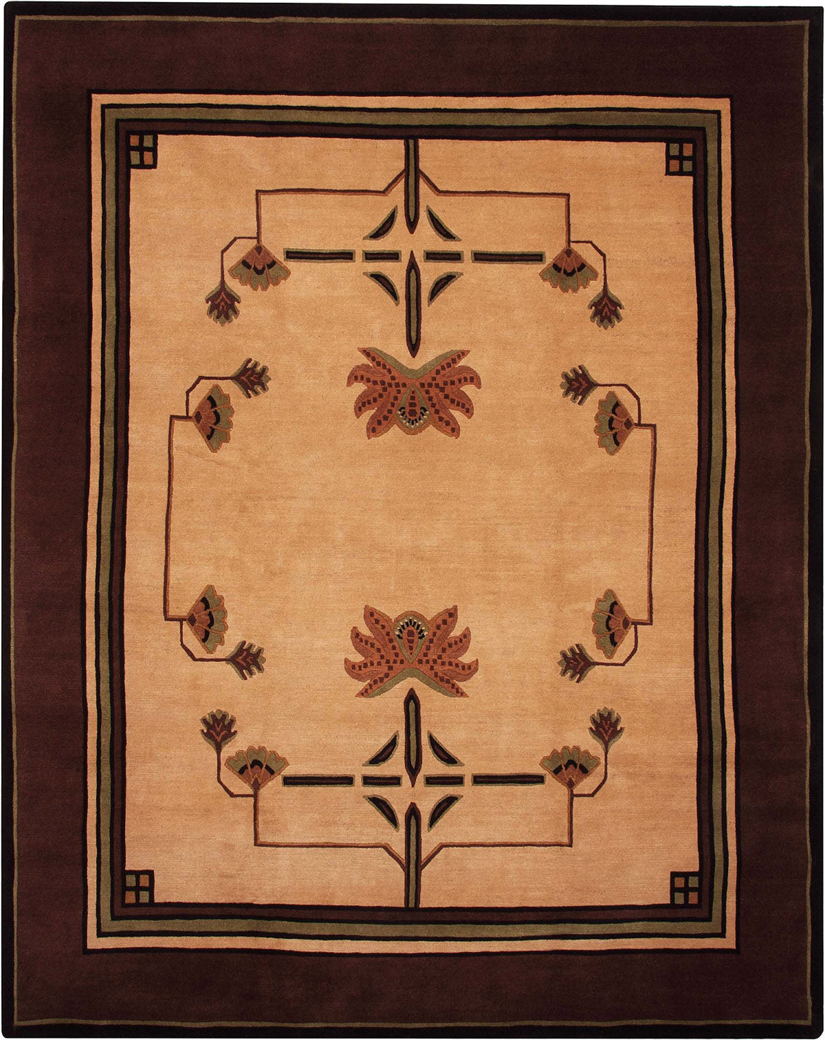 Stickley | Dahlia | RU-1410: Gold Area Rug Area Rug Stickley