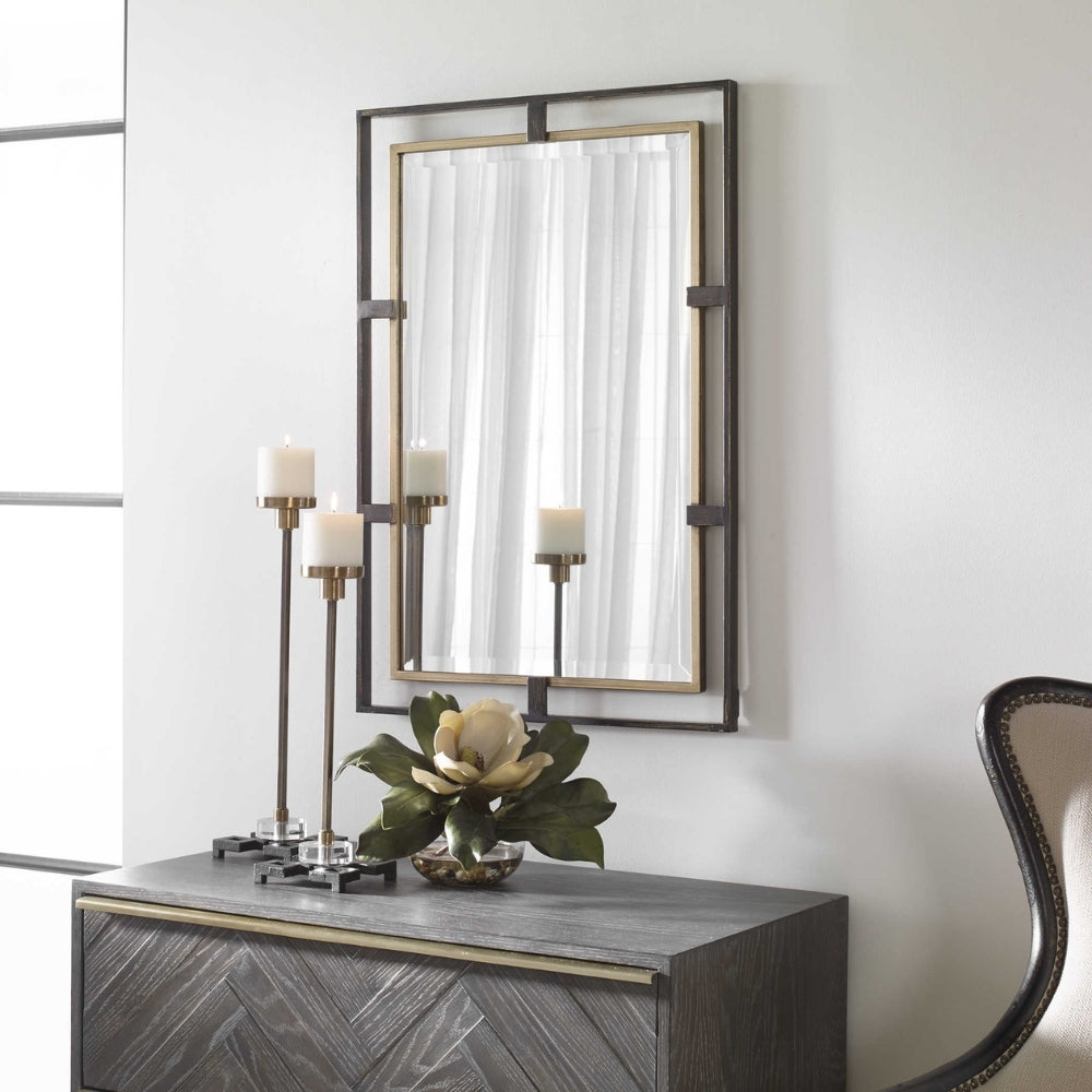 Carrizo Rectangle Mirror Accessories Uttermost