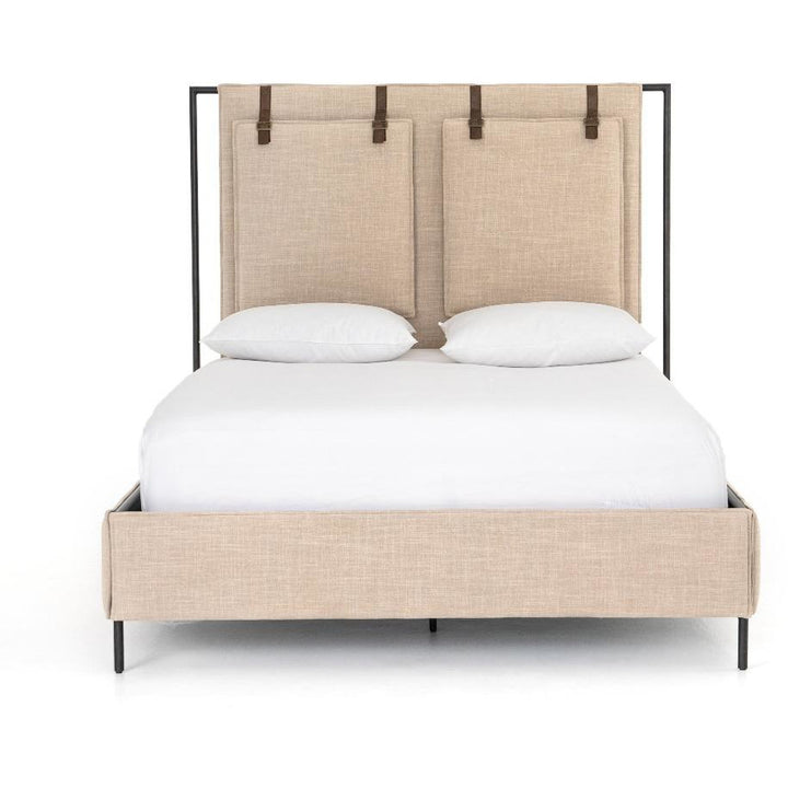 Leigh Upholstered Bed Bedroom Four Hands   