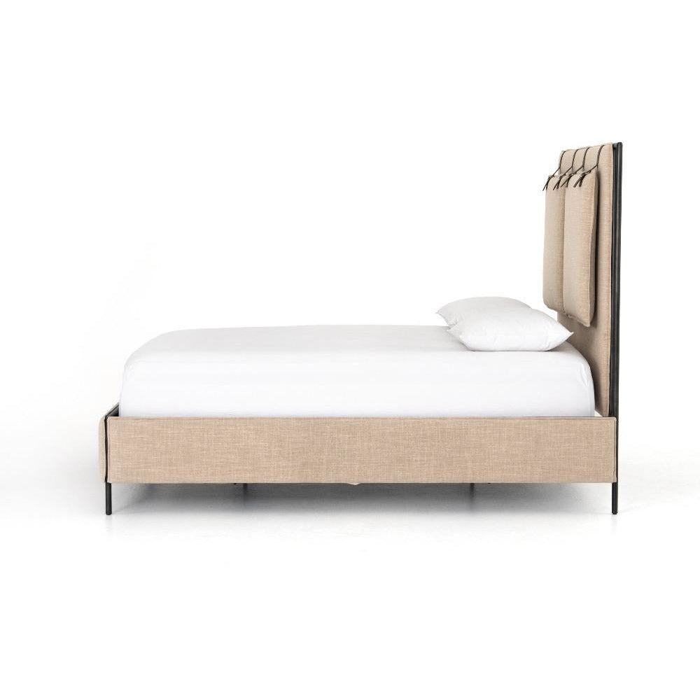 Leigh Upholstered Bed Bedroom Four Hands   