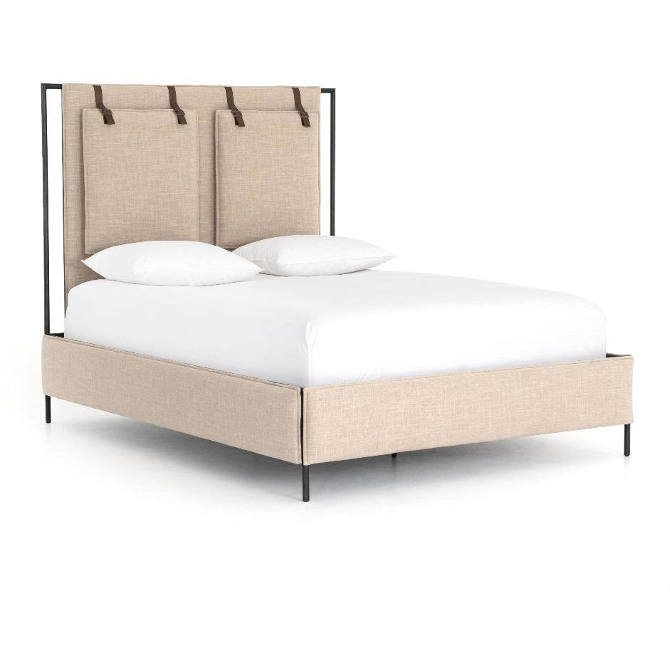 Leigh Upholstered Bed Bedroom Four Hands King  