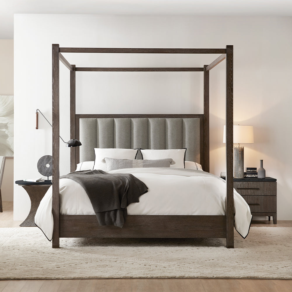 Miramar Aventura San Marcos Stone Top Nightstand Bedroom Hooker Furniture   