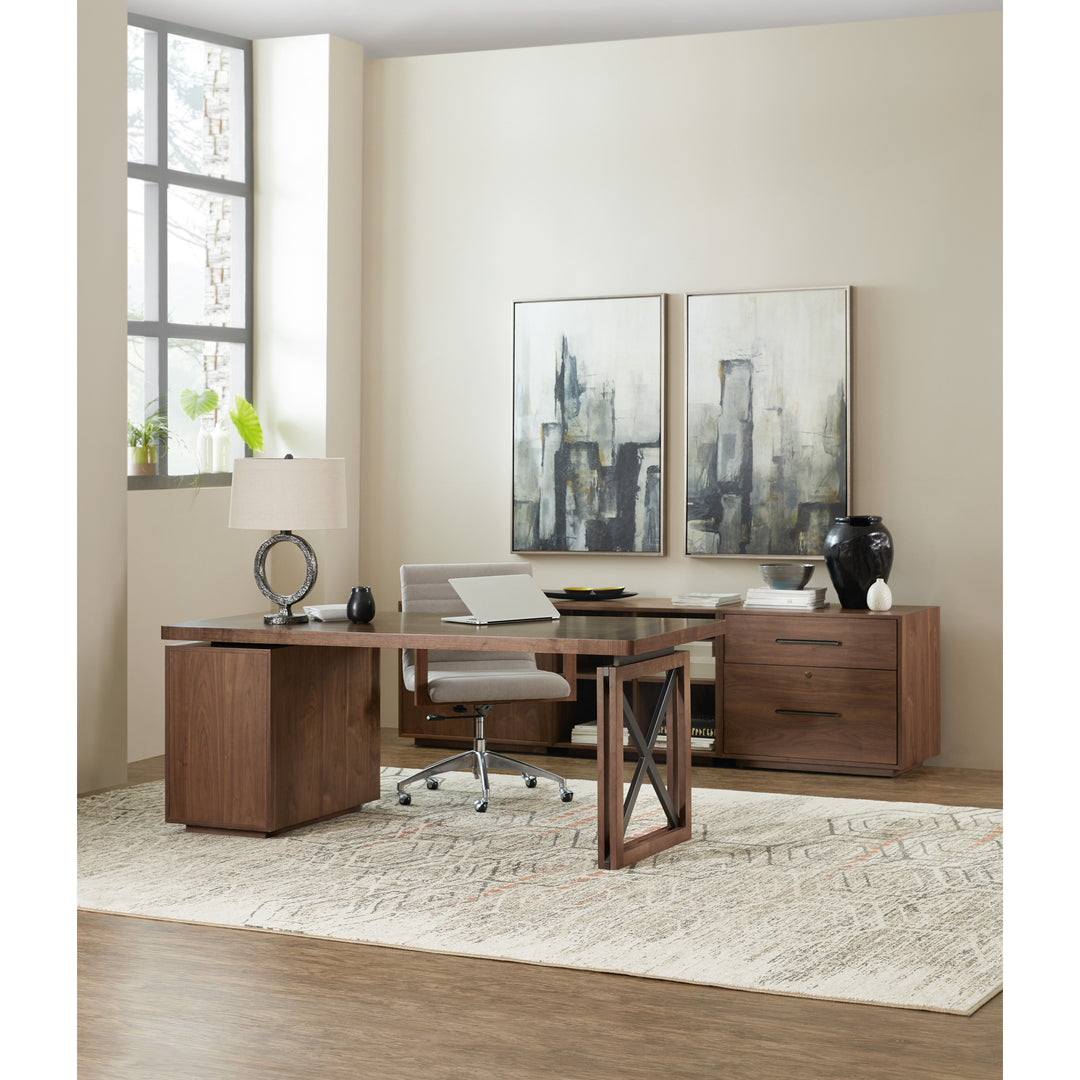 Elon Desk Pedestal Home Office Hooker Furniture   