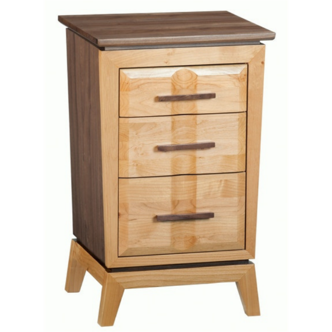 Addison Small 3 Drawer Nightstand Bedroom Whittier Wood