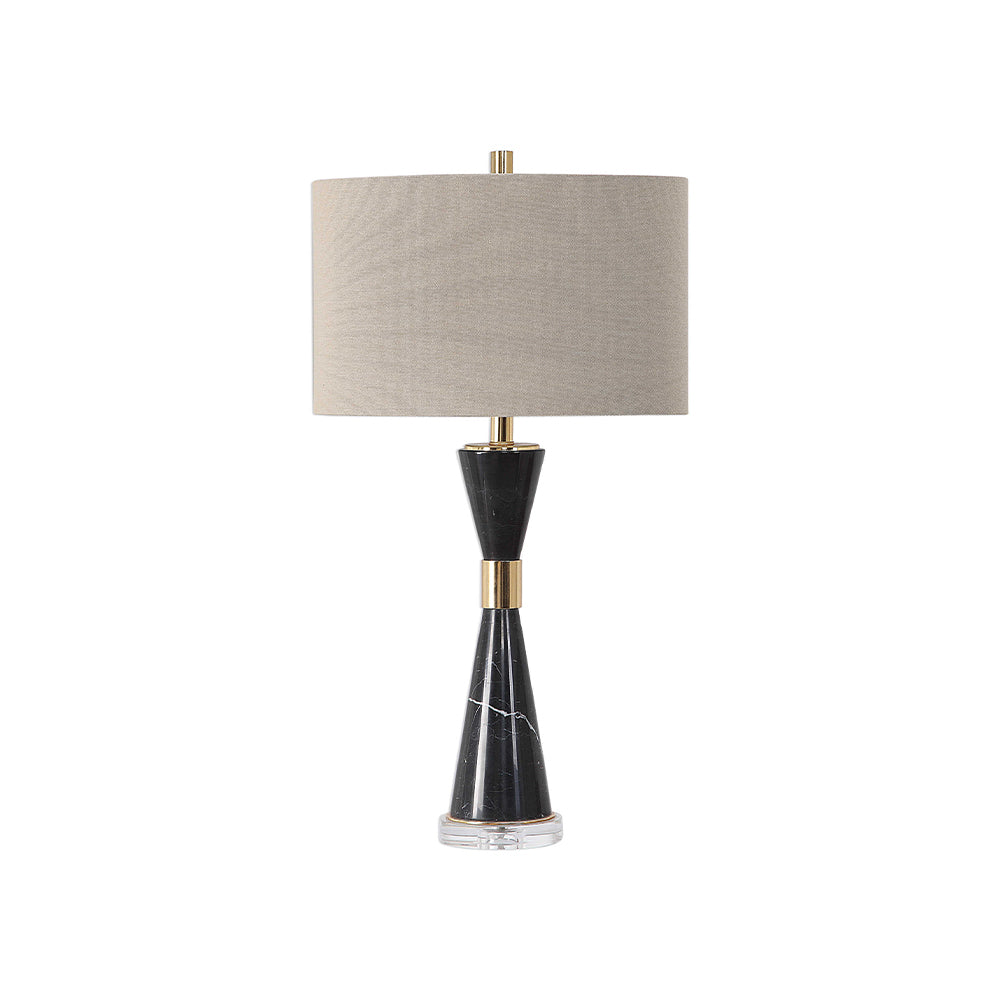 Alastair Black Marble Table Lamp Accessories Uttermost   
