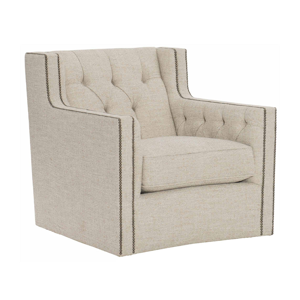 Candace Swivel Chair Living Room Bernhardt   