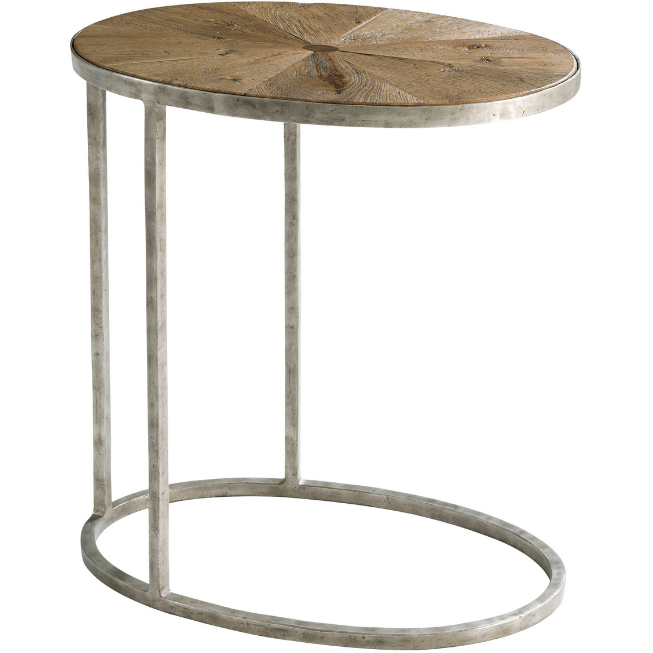 Sunburst Cantilever Accent Table Living Room Theodore Alexander   