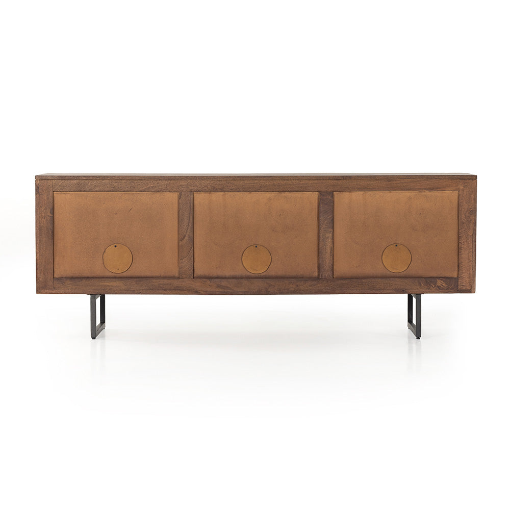 Carmel Media Console, Brown Wash Living Room Four Hands   