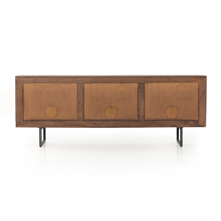 Carmel Media Console, Brown Wash Living Room Four Hands   