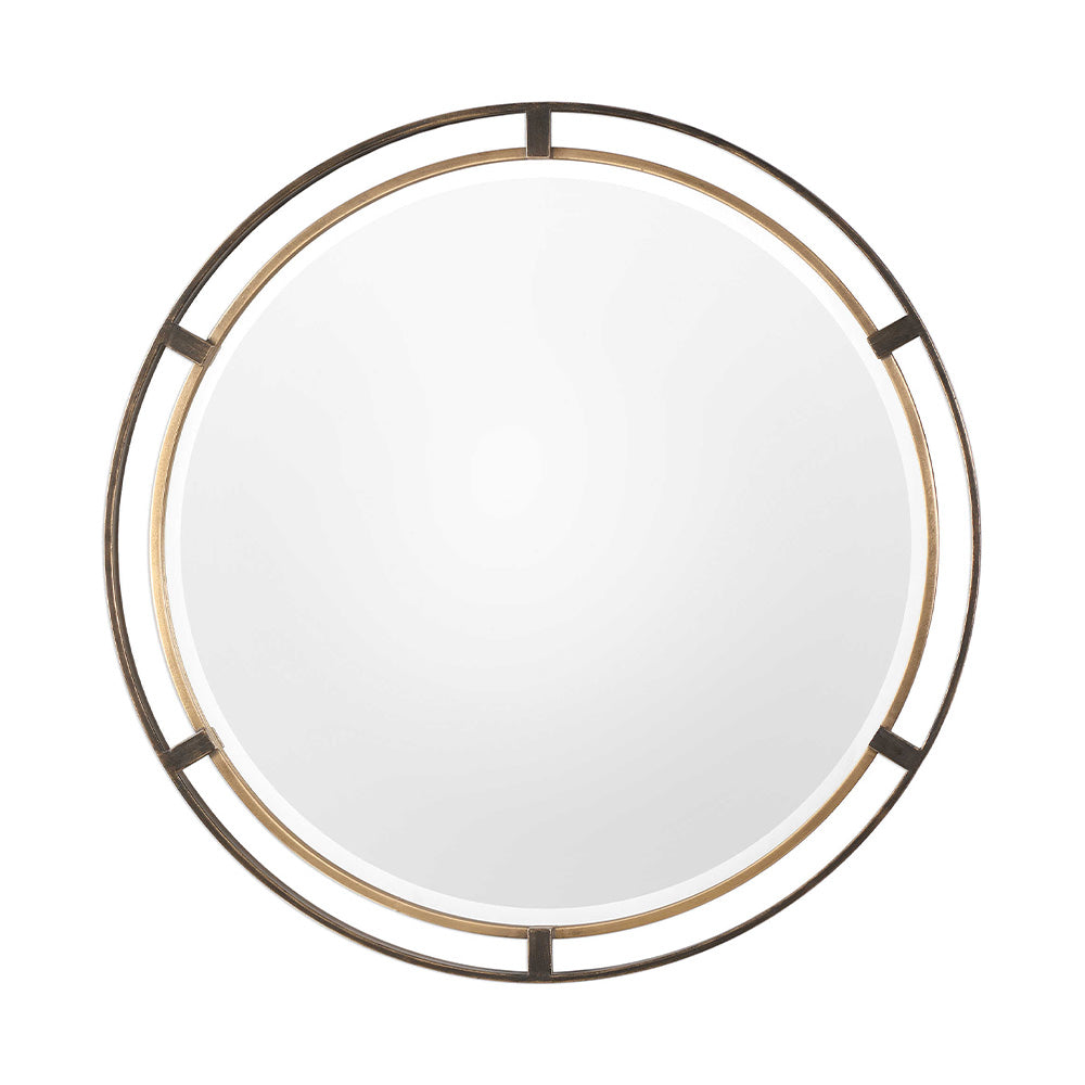 Carrizo Round Mirror Accessories Uttermost   