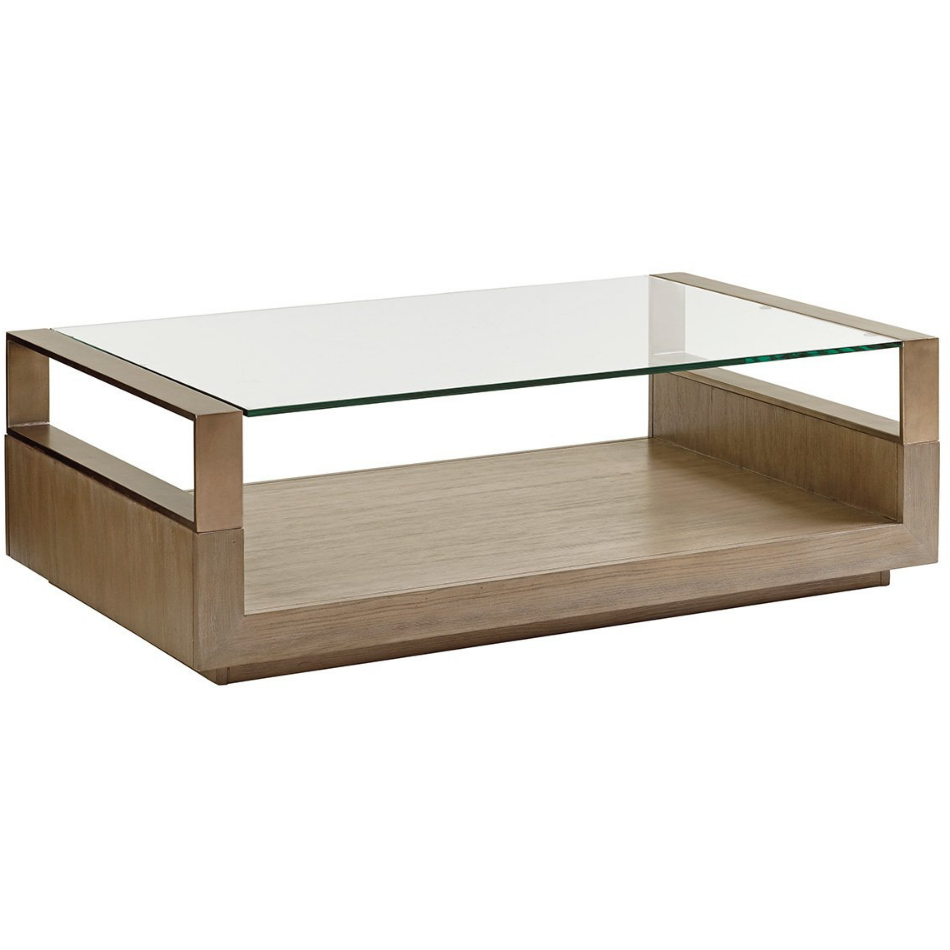 Shadow Play Center Stage Rectangular Cocktail Table Living Room Lexington   