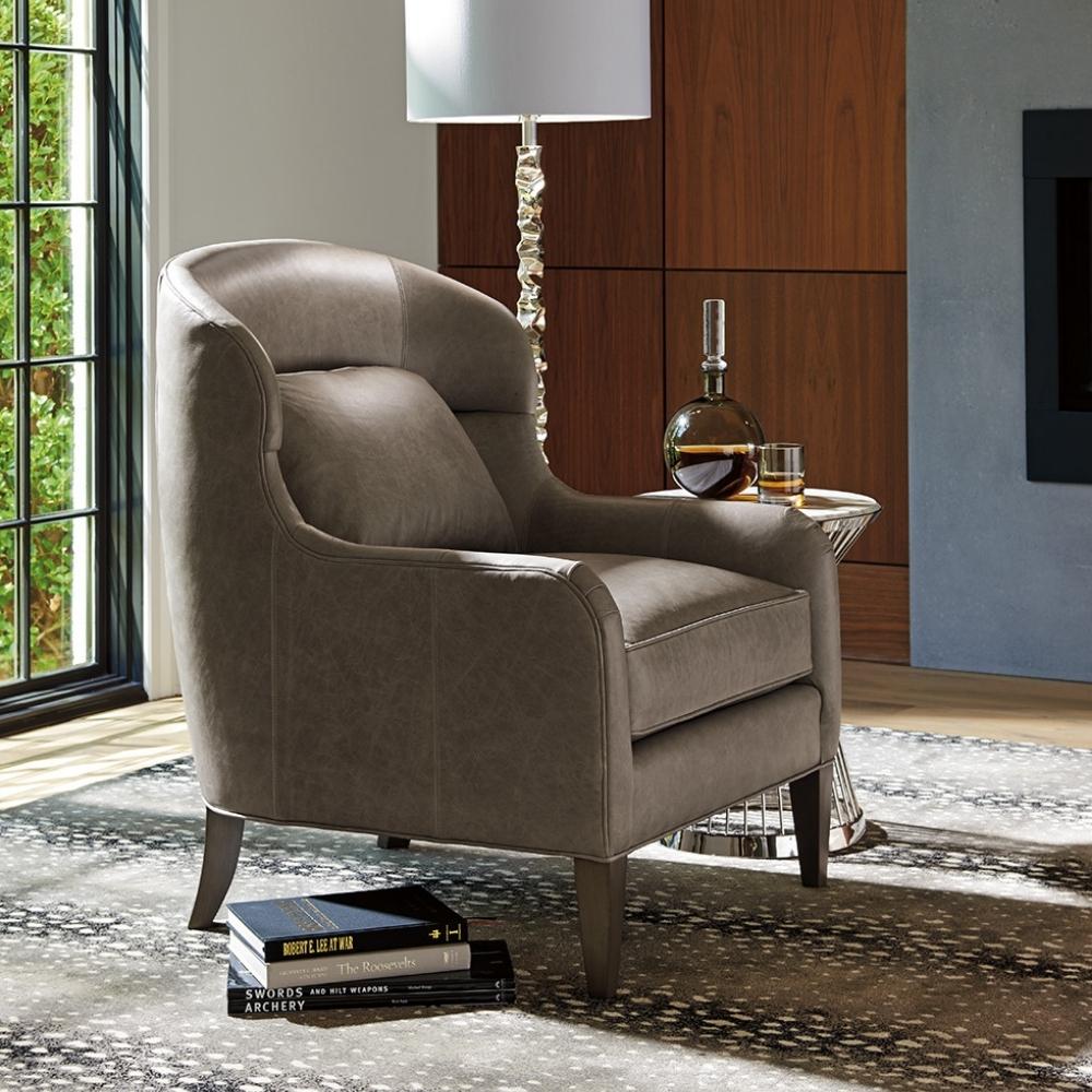 Ariana Chaffery Leather Chair Living Room Lexington   