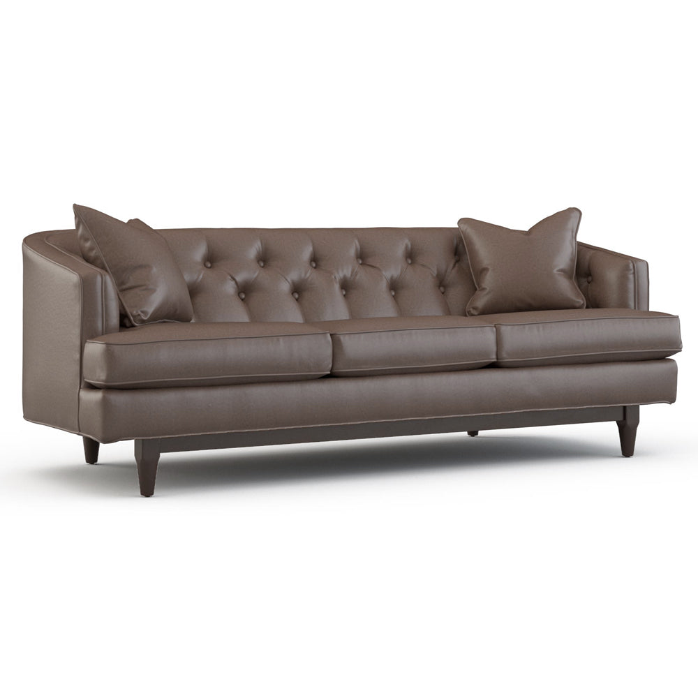 Emma Leather Sofa Living Room Precedent   