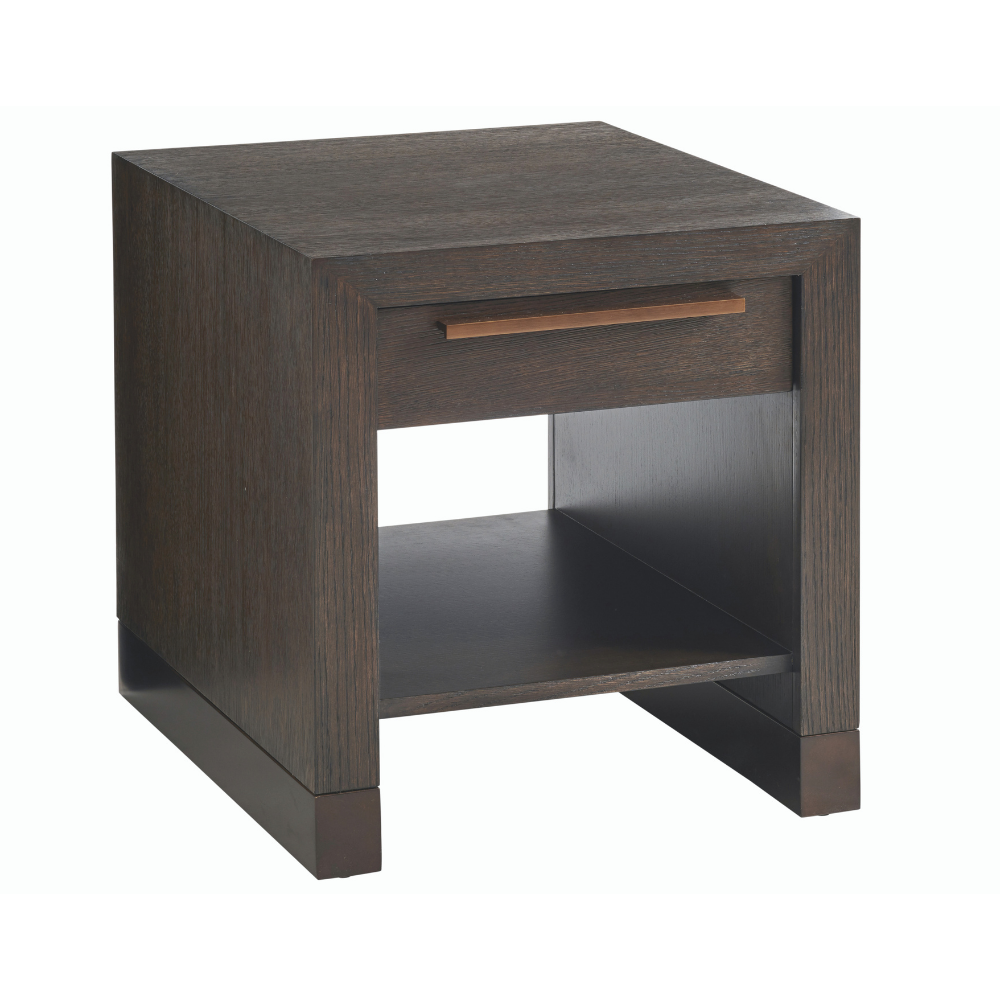 Park City Heber Drawer End Table Living Room Barclay Butera   