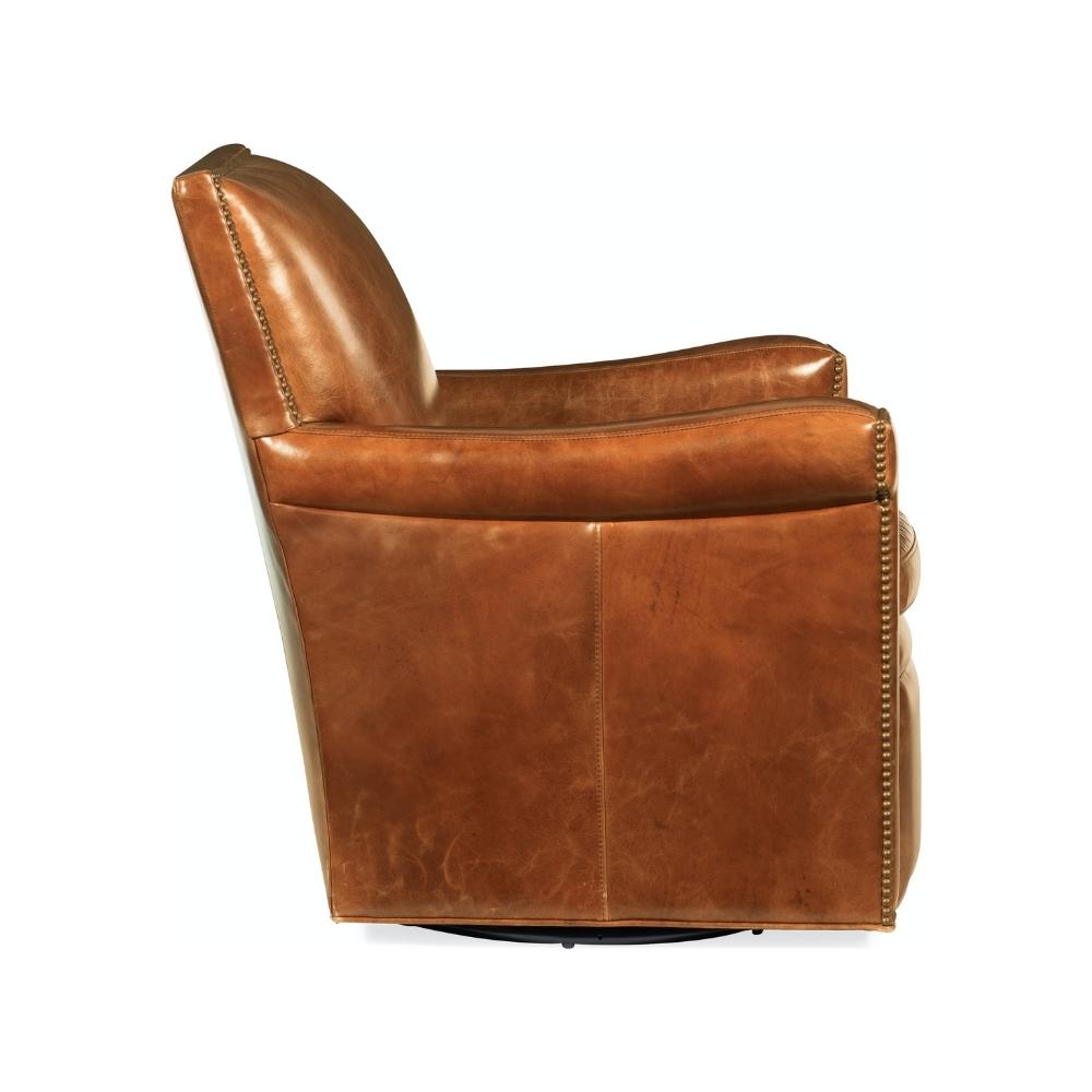 Jilian Swivel Club Chair Living Room Hooker Furniture   