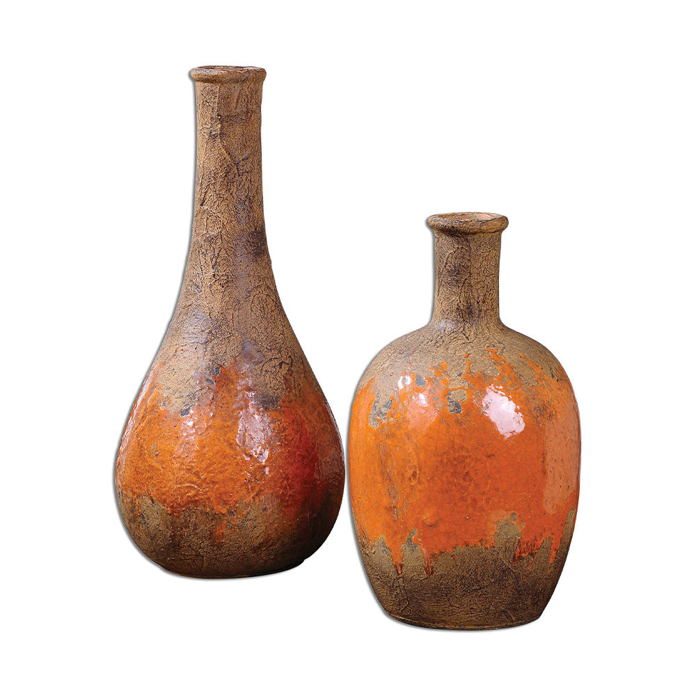 Kadam Vases, Set of 2 Accessories Uttermost   