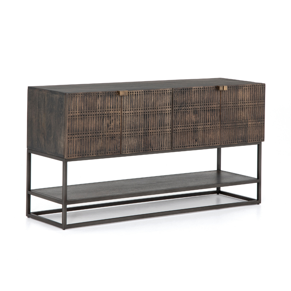 Kelby Small Media Console Living Room Four Hands   
