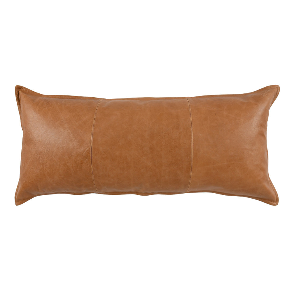 Leather Dumont Chestnut 36" Pillow, Set of 2 Accessories Classic Home   