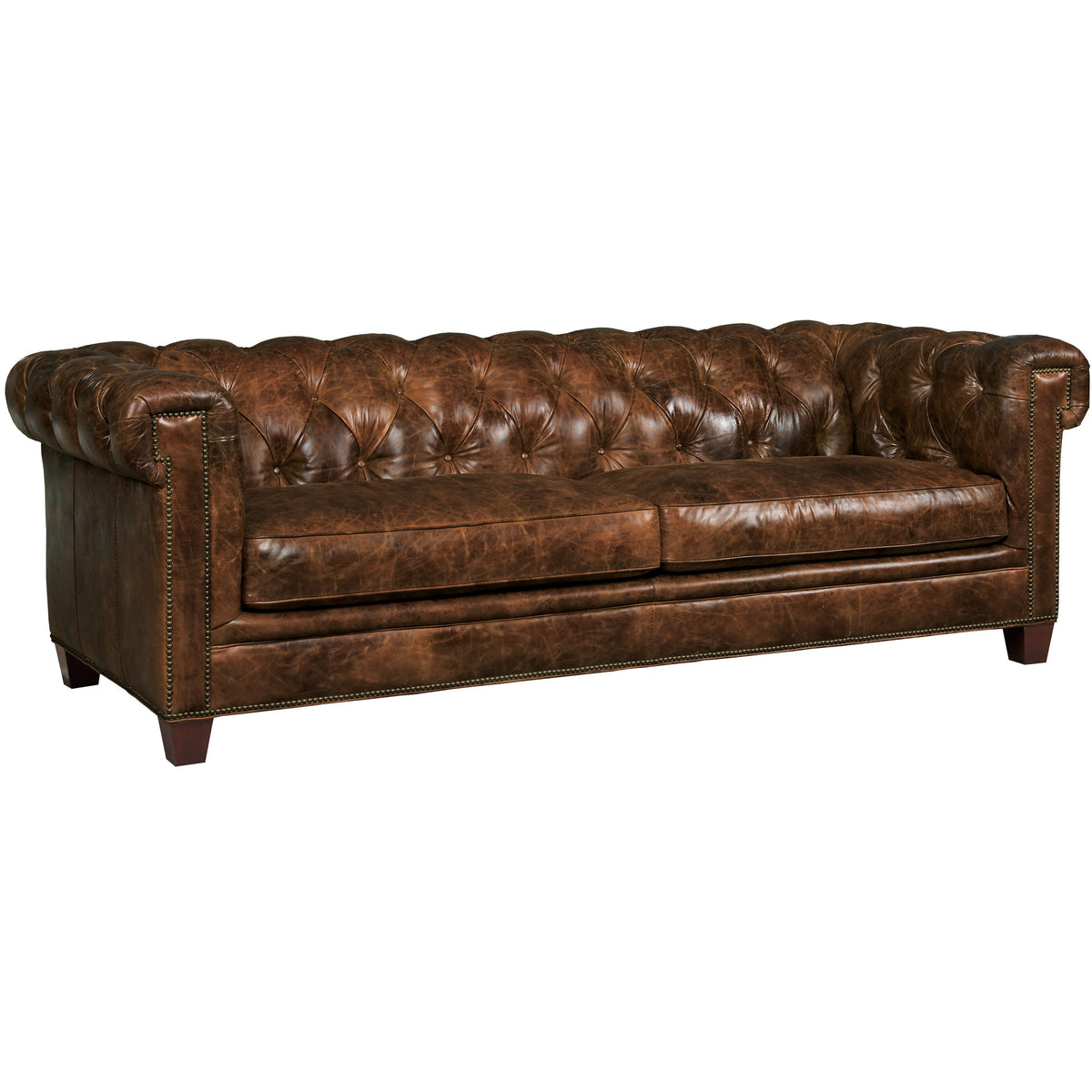 Chester Stationary Leather Sofa