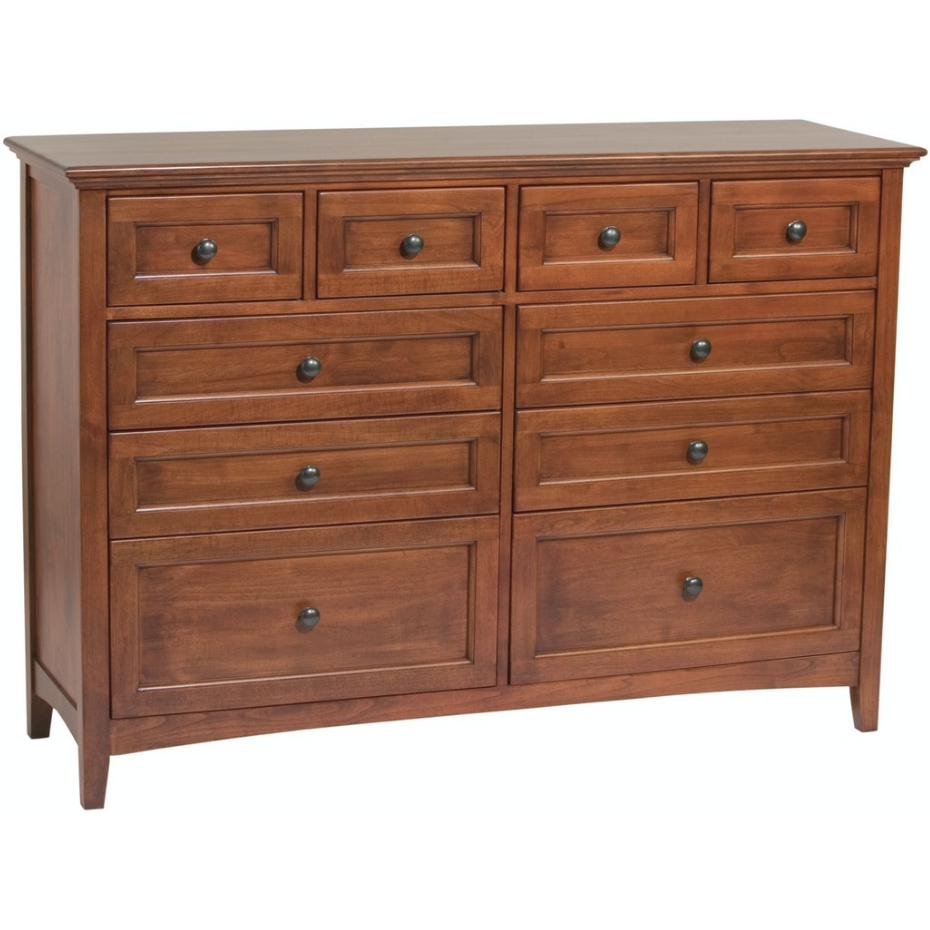McKenzie 10 Drawer Dresser Bedroom Whittier Wood