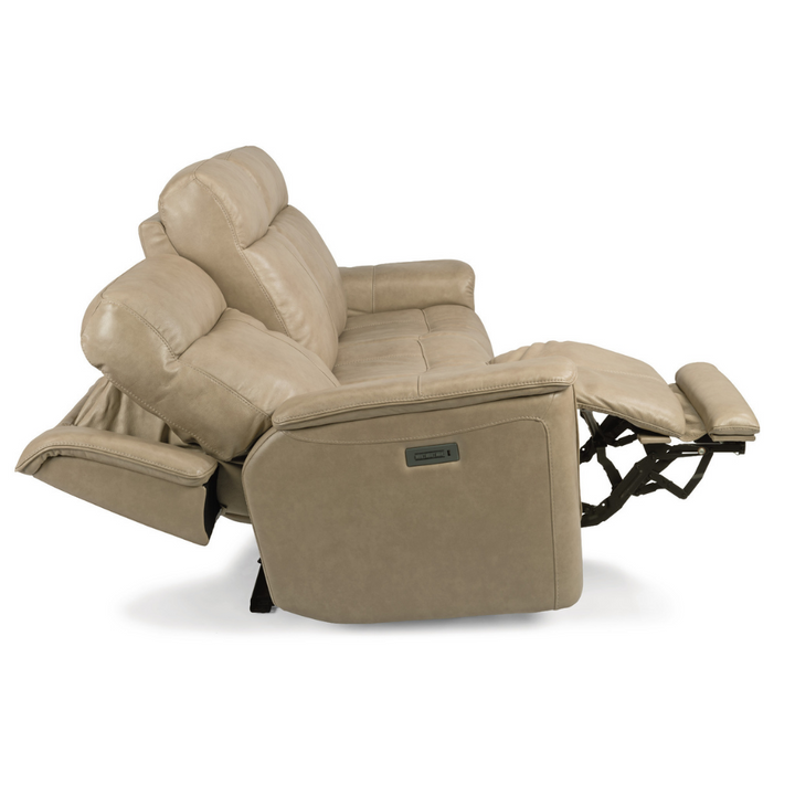 Miller Power Reclining Sofa with Power Headrest & Lumbar Living Room Flexsteel   