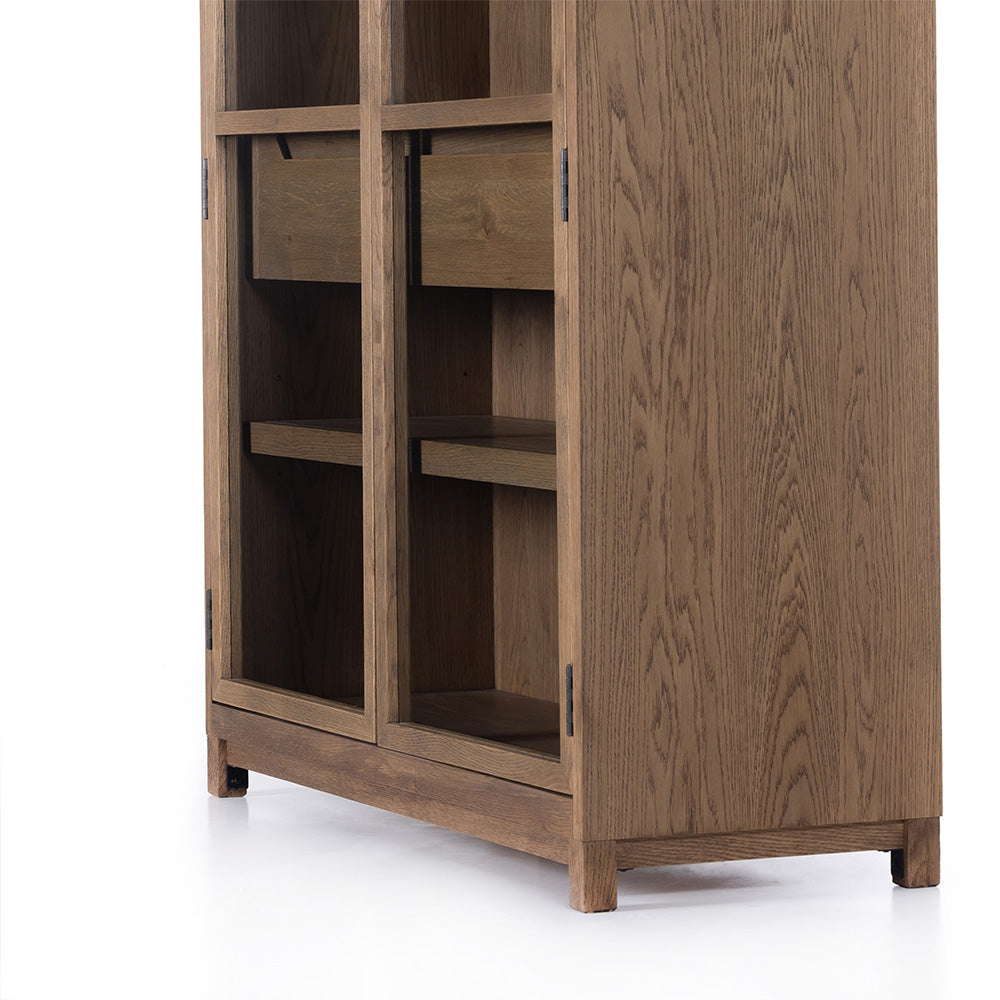 Millie Cabinet, Drifted Oak Dining Room Four Hands   