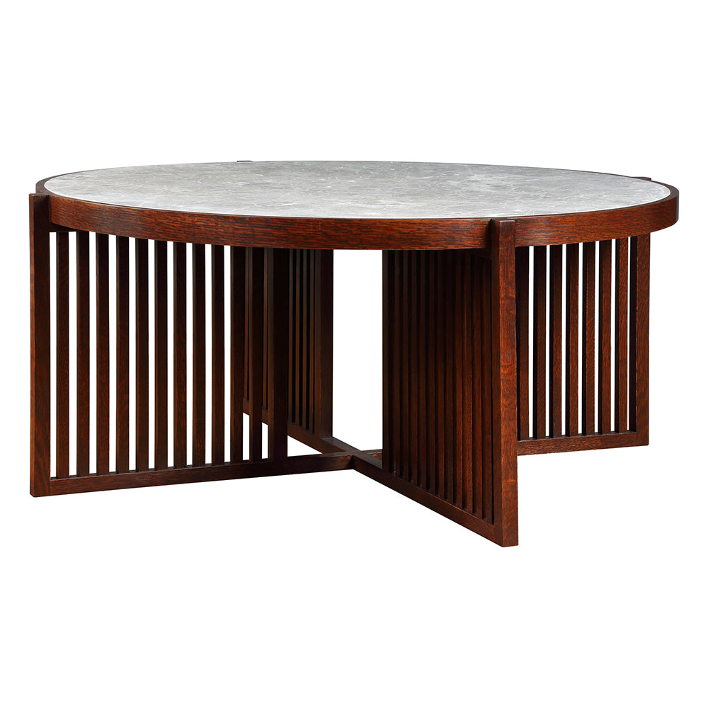 Park Slope Round Cocktail Table Living Room Stickley   
