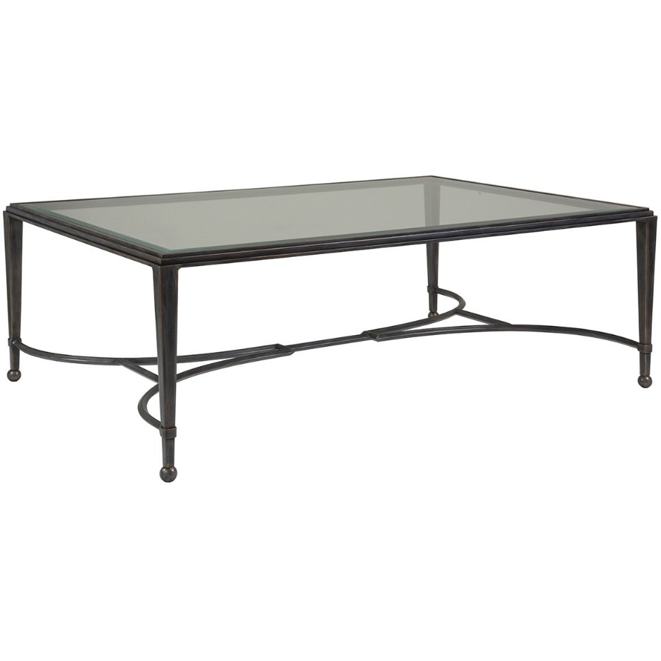 Metal Designs Sangiovese Large Rectangular Cocktail Table Living Room Artistica Home   