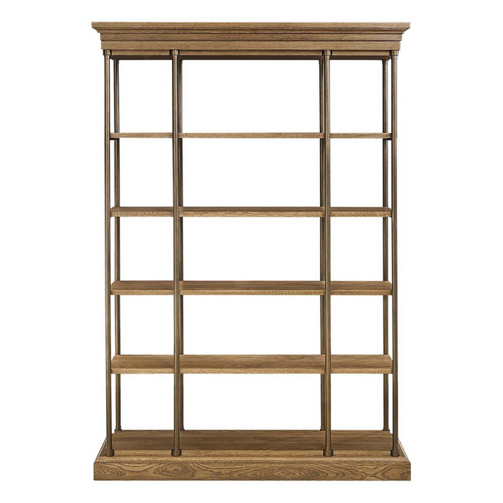 St. Lawrence Metal Bookcase Home Office Stickley   