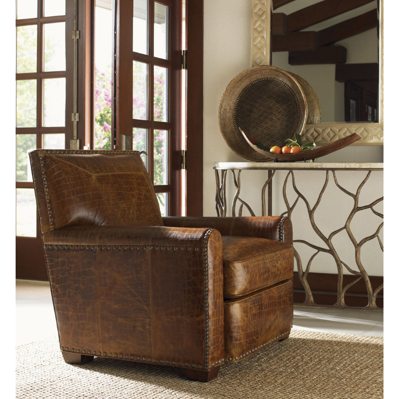 Stirling Park Leather Chair Living Room Tommy Bahama Home   