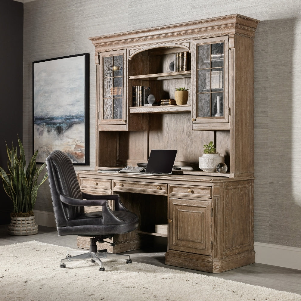Sutter Computer Credenza & Hutch Home Office Hooker Furniture   