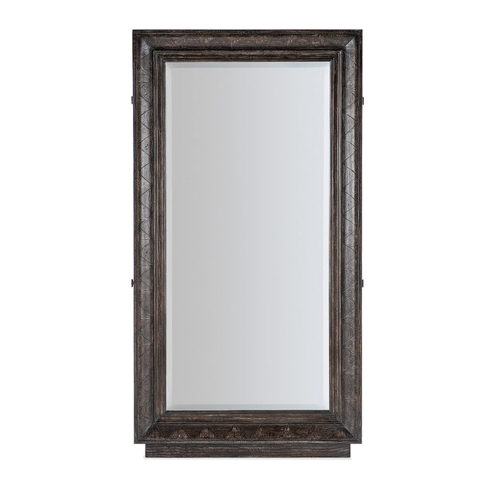 Traditions Floor Mirror with Jewelry Storage Accessories Hooker Furniture   