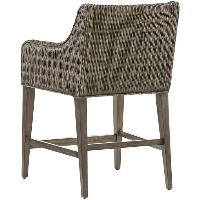 Cypress Point Turner Woven Counter Stool Dining Room Tommy Bahama Home   
