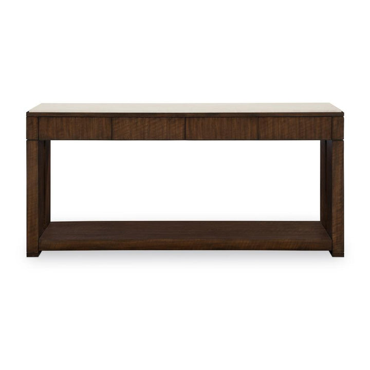 Citation Warner Console Table With Stone Top Living Room Century   