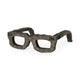 Elliot 13L x 14W Brown Wooden Eyeglasses Decor Mercana