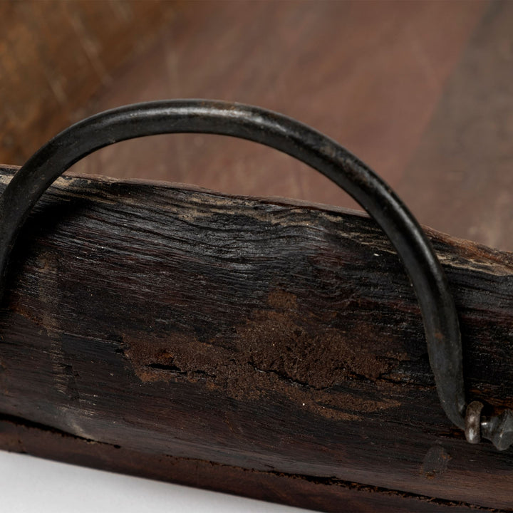 Durone (Set of 2) Brown Wooden Live Edge Serving Trays Decor Mercana