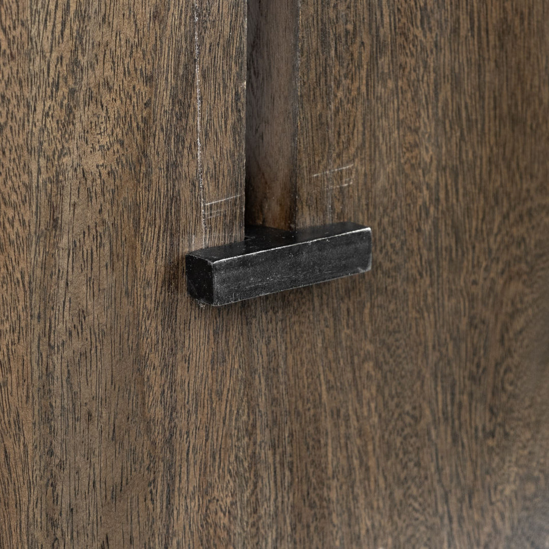 Ledger II Live-Edge Wooden Brown Console Table Dining Room Mercana