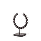 Tulane I (Small) Black Beaded Broken Sphere Decorative Object Decor Mercana #small
